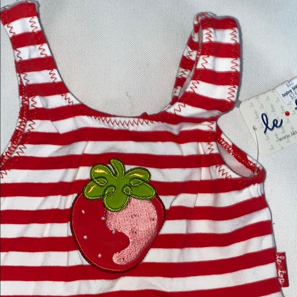 NWT GIRLS LeTop 1pc. Swimsuit - Picture 3 of 6